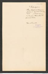 k.k. naturhistorisches Hofmuseum, Intendanzakten 1885-1896 (Hauer), Aktenzahl Z.42.a/1888, Seite 1